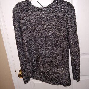 APT.9 Ladies long sleeve shimmer dress top